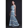thumbnail image 2 of Bimba Shibori Ladies Round Neck Sleeveless Long Tank Casual Maxi PrintÂ&nbsp;Dress-Medium, 2 of 5