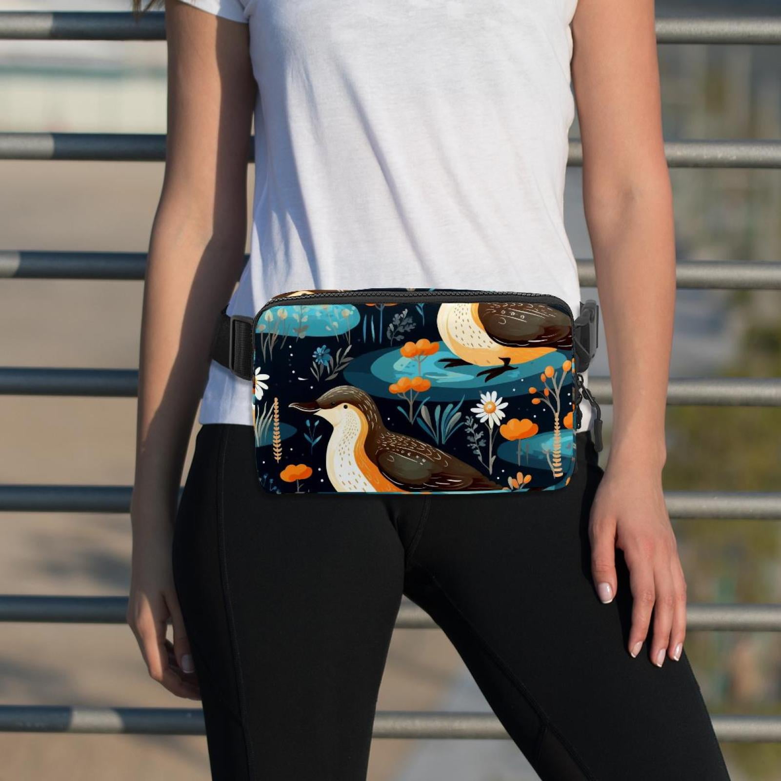 Platypus Lightweight Adjustable Waist Bag with Extension Strap - Unisex Fanny Pack