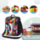 thumbnail image 3 of Balery Abstract Jazz Instrumental Caja de Almuerzo y Bolsa de Almuerzo para Hombres y Mujeres, Bolsa de Almuerzo Reutilizable con Gran Capacidad, Bolsa de Almuerzo Aislada, 3 of 5
