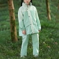 thumbnail image 2 of Kids Raincoat For Toddler Boys And Girls Rain Jacket Hooded Poncho Waterproof Coat Outdoor Sports Mint Green Xxxl, 2 of 4