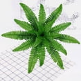 thumbnail image 3 of QDXFX 2Pcs Simulated Plants UV Resistant Artificial Ferns Realistic Greenery No Maintenance Indoor Outdoor Decor,2pcs M, 3 of 7