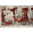 thumbnail image 5 of Nourison Maxell Abstract Ivory/Red 5'3" x 7'3" Area Rug, (5x7), 5 of 6