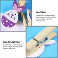 thumbnail image 2 of 72pcs Rabbit Wooden Photo Clips Photo Display Clamps Creative Wall Picture Clip, 2 of 4
