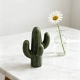 thumbnail image 5 of Eolstice Ceramic Cactus Ornaments, Small Handcrafted Mini Potted Cactus Figurines, Home Shelf Tabletop Desk Decor, Gift for Plant and Cactus Lovers, 5 of 6