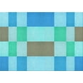 thumbnail image 1 of Ahgly Company Machine Washable Indoor Rectangle Transitional Macaw Blue Green Area Rugs, 2' x 5', 1 of 7