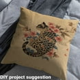thumbnail image 2 of Castle Fairy Teenagers Animal Cat Fabric by the Yard 2 Yards,Chic Flower Room Decor Fabric by the Yard,Japanese Style Sewing Fabric,Lightweight Room Decor, 2 of 6
