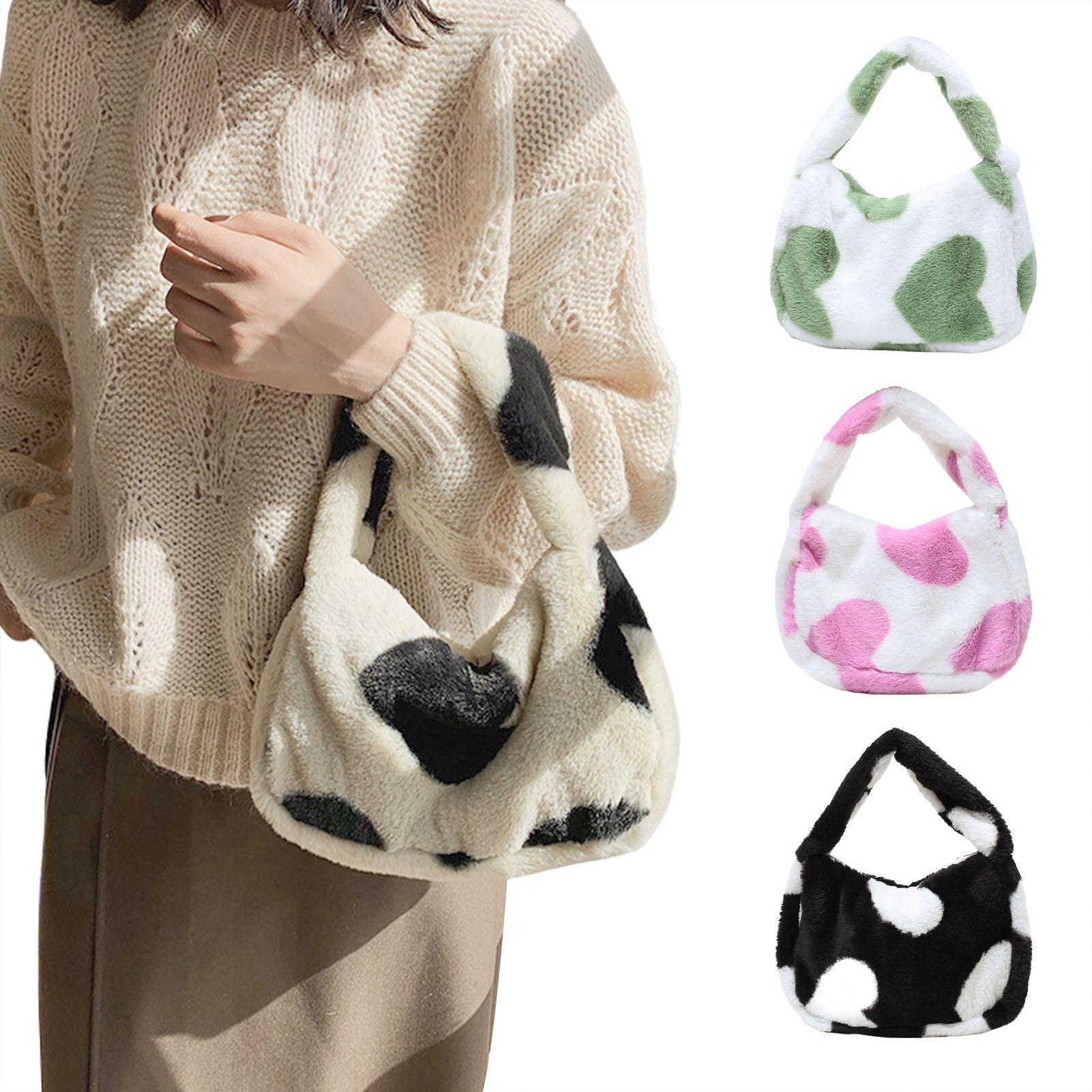 fluffy aesthetic bag