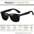 thumbnail image 4 of Gafas de sol Joopin Square Polarizadas con protección UV400 negro/rosa, 4 of 6