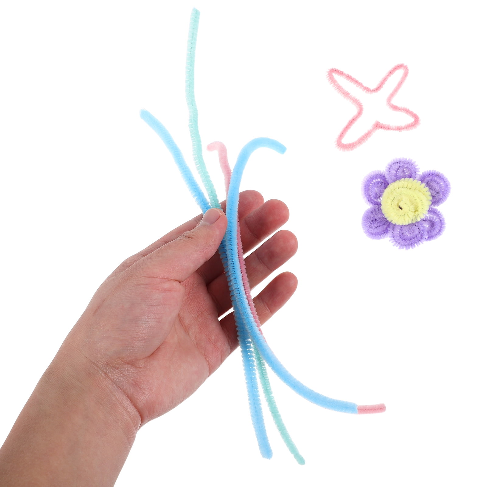 300pcs DIY Craft Supplies Macaron Color Pipe Cleaners for Handmade Accessories Colorful Pipe Cleaners for Art Projects and Decorations