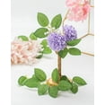thumbnail image 4 of Artificial Wedding Dahlia Flowers 25pcs Fake Foam Roses with Stem for Wedding Bouquets Centerpieces Arrangements Decoration(Mint Green), 4 of 5