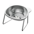 thumbnail image 4 of Comedero elevado para gatos con soporte estable para mascotas. También sirve como bebedero para perros. Oso, 4 of 9