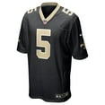 thumbnail image 2 of Youth Nike Tyrann Mathieu Black New Orleans Saints Game Jersey, 2 of 3