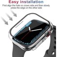 thumbnail image 2 of [2 Pack] Case Compatible with Apple Watch Series 7 41mm with Tempered Glass Screen Protector, Full Protective Hard PC Case, HD Ultra-Thin Cover for iWatch 41mm-Clear, 2 of 6