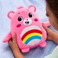 thumbnail image 2 of Peluche Care Bears Squishy Cheer Bear, 10 pulgadas, rosa, 2 of 5