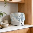 thumbnail image 4 of Blue Coral Coastal Toaster Cover 2 Slice, Summer Beach Ocean Starfish Conch Dustproof Bakeware Oven Protector with Top Hook, Waterproof Small Kitchen Appliance Toasters Dust Cover, 11"x6"x8", 4 of 9
