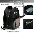 thumbnail image 4 of Balery Black Dragon Cliff Dawn Mochila con carga USB para hombre y mujer - Mochila impermeable y antirrobo para portátil con puerto USB para viajes, trabajo, estudios y universidad, 4 of 7