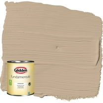 Glidden Fundamentals Persuasion / Beige Flat Interior Paint, 1 Quart