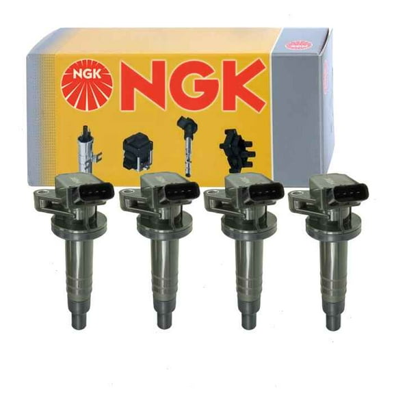 4 pc NGK Ignition Coils compatible with Toyota Celica 1.8L L4 2000-2005