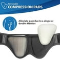 thumbnail image 5 of ORTONYX Hernia Belt Truss for Single/Double Inguinal or Sports Hernia with Removable Compression Pads for Men and Women, Comfortable Breathable Material, 5 of 6