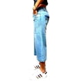 thumbnail image 4 of Judy Blue Women's Blue Flare Capri, 4 of 5