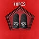 thumbnail image 5 of Seitruly 5 pares de fundas antideslizantes para Gamer de fibra plateada para juegos de teléfonos móviles, 5 of 6