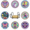 thumbnail image 1 of 10cm Peinture Diamant Diy Complet,dessous De Verre En Forme De Diamant De 10 Cmpvc Diy Diamond Strass Toile Point De Croix Painting Par Numro Pour, 1 of 5