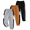 Brown, variant on Toddler Boys Clothes Boys Pants Toddler Kids Boys Sweatpants 3 Pack Elastic Waist Joggers Color-blocked Pants 2T 3T 4T 5T Size 6 7 Black Gray Brown