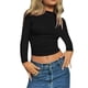 thumbnail image 2 of Camiseta De Verano Camisa de mujer Cami Top Y2K Style Backless Slim Fit Streetwear Traje (Negro S) Cgtredaw Para estrenar, 2 of 9