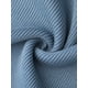 thumbnail image 5 of INSPIRAR CHIC Body de Mujer de Manga Corta Cuello Cuadrado Ajustado de Punto Acanalado XL Gris Azul, 5 of 6