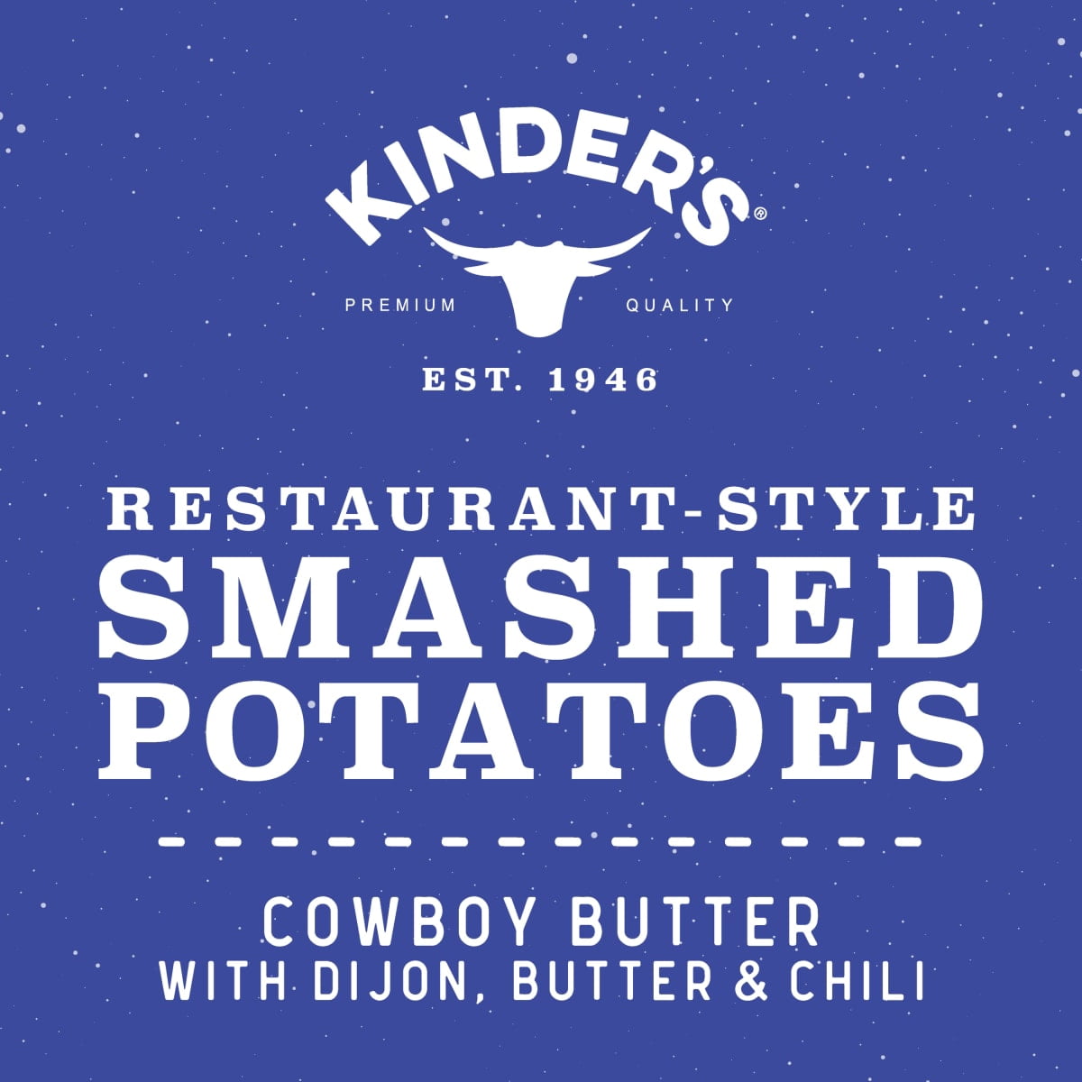Kinder's Cowboy Butter Frozen Smashed Potatoes, 13 oz Bag