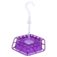 thumbnail image 2 of Comedero para pájaros, duradero, colgante, alimentador de agua para patio trasero salvaje, decoración de jardín al aire libre, color morado, 2 of 10