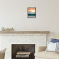 thumbnail image 3 of Stupell Industries Orange Sunset Rolling Ocean Waves Coastal Photography Gray Framed Art Print Wall Art, 3 of 5