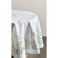 thumbnail image 4 of Maison d' Hermine Fleurs De Mai 100% Cotton Tablecloth for Kitchen Dining | Tabletop | Decoration | Parties | Weddings | Spring/Summer (Round, 69 Inch)., 4 of 5