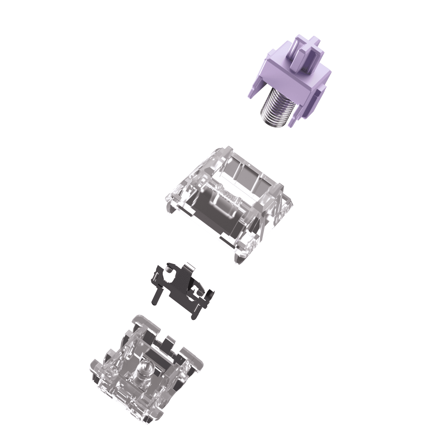Glorious Gaming Mako Ultralight Lubed 110 Piece Tactile Hot Swappable Durable Polymer Switches for Mechanical Gaming Keyboards