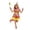 Multicolor, variant on CONZONE Carnival Toddler Girls Clown Dress Up Colorful Striped Dress With Hat Funny Party Stage Performance Outfits