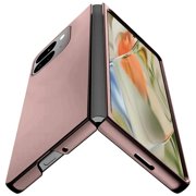For Google Pixel 10 Pro Fold Flip Snap On Premium Matte Finish Case Cover - Rose Gold