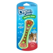 Hartz Chew n Clean Dental Duo Dog Toy, Medium, Nylon, Color May Vary