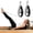 White, variant on 2Pcs Pilates Straps Double Loop Straps Enhanced Thickness Straps For Home Gym Workout(Black-37Cm)