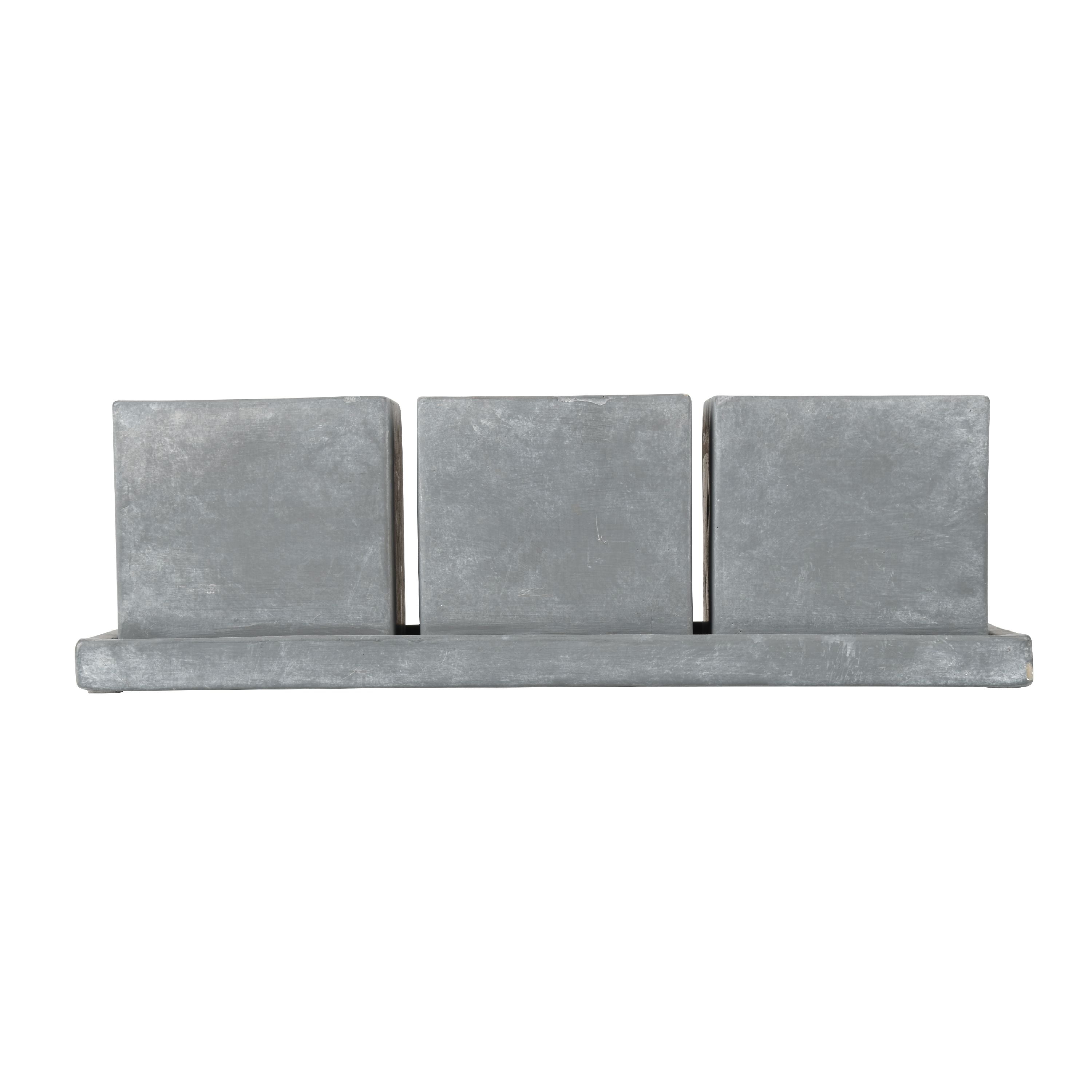 Better Homes and  Gardens Naveen  Concrete Herb  Planter