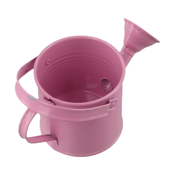 Metal Watering Can Long Spout Garden Sprayer Flower Pot Indoor Outdoor Plant Care Tool Pink Fangkenuo