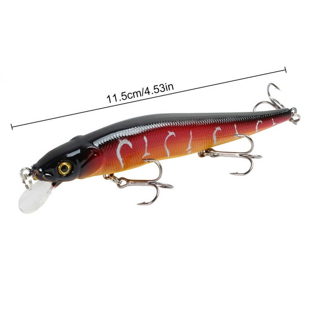 Unbranded Artificial Fishing Lures Reusable Baits Portable Fishing Baits Accessories For Seawater Freshwater Type I Other 11.5cm