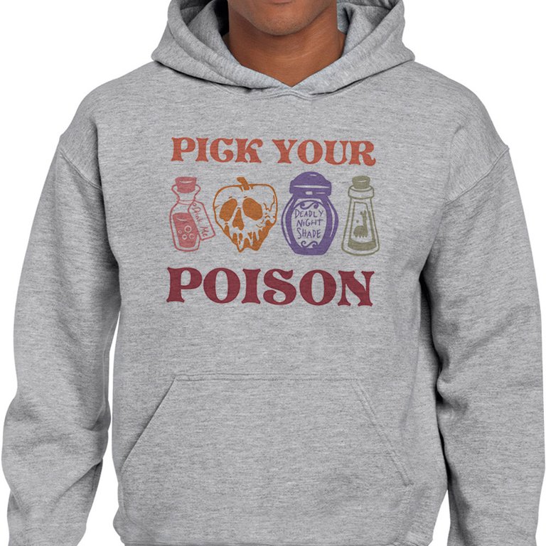 Halloweentown University Sweatshirt - Unisex Oversized Fleece Crewneck, Grey 3X-Large