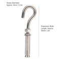 thumbnail image 2 of Stainless Steel M8 Expansion Hook, Set of 20, Shoulder Eye Bolts, Concrete & Brick Wall Anchor Solutions, 2 of 5