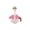 20-Pink, variant on SHENGXINY Porch Goose Outfits,Independence Day Dress with Hat,Flag Big White Goose Festival Set,Sculpture Decoration multicolor 17.7x11.8in