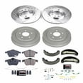 thumbnail image 3 of PowerStop Front and Rear Z23 Evolution Sport Brake Pad Rotor Drum and Shoe Kit Fits: SATURN Select Models K15198DK, 3 of 10