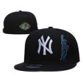thumbnail image 1 of 2023 New York Yankees MLB NY Logo Gorra De Béisbol Snapback Pareja Sombrero Plano Ajustable, 1 of 4