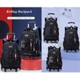 thumbnail image 2 of Mochila con ruedas Bansusu Camo Boys School de 29 litros con 6 ruedas, 2 of 7