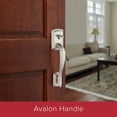 thumbnail image 3 of Kwikset Handle Only without Deadbolt with Tustin Door Handle, Satin Nickel, 3 of 8