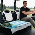 thumbnail image 3 of Uorisanigo Golf Cart Seat Covers with 4 Front Pockets, Universal Beach Coconut Tree Golf Cart Seat Towel Blanket Fits for EZGO, Yamaha and Other 2 Person Seats, Golf Decoration, 3 of 7
