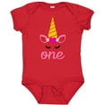 thumbnail image 3 of Inktastic 1st Birthday Unicorn Girls Baby Bodysuit, 3 of 5